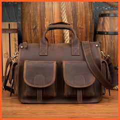 Men'S Thick Leather Shoulder Bag | whatagift.com.au.