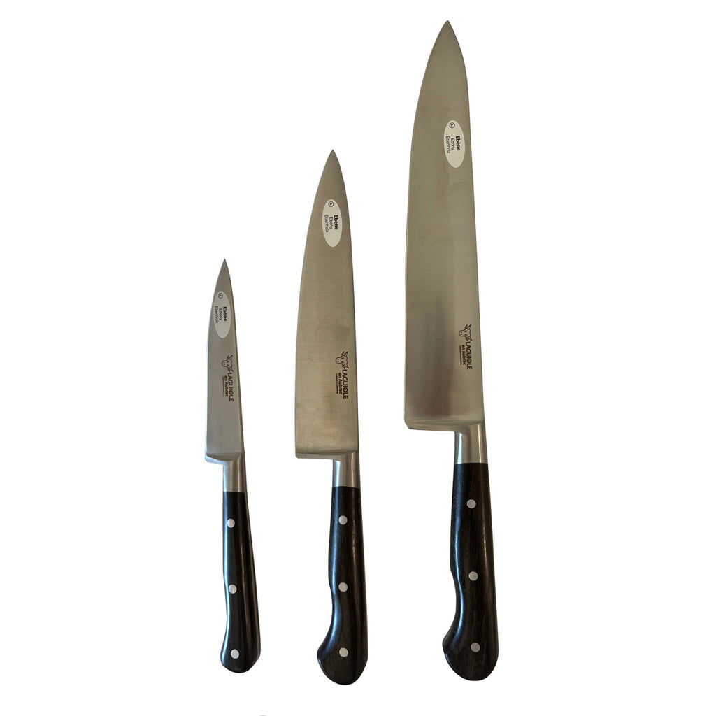 Laguiole en Aubrac Handcrafted 5-Piece Kitchen Knife Set with