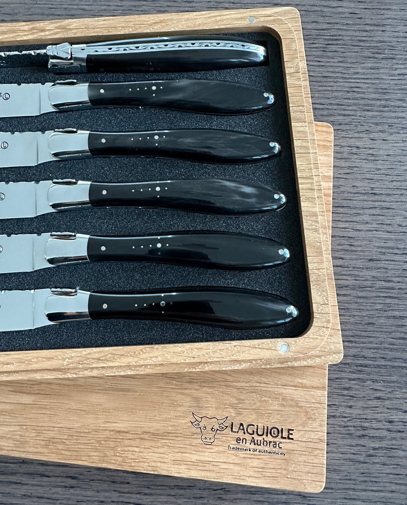 Laguiole Au Sabot Multi-color Set of Steak Knives– Bon Marché