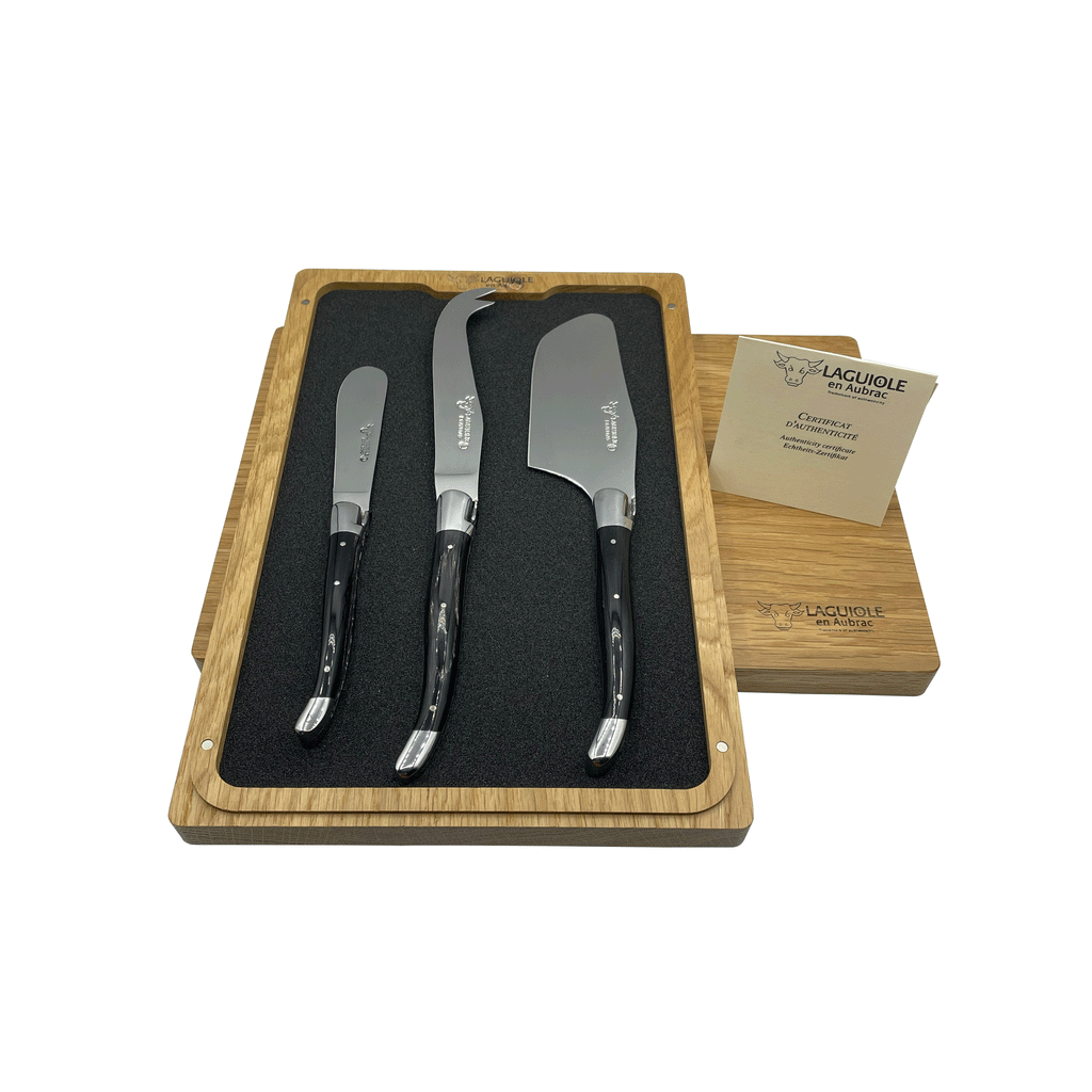 Set de 3 cuchillos para carne Laguiole Expresión, ABS