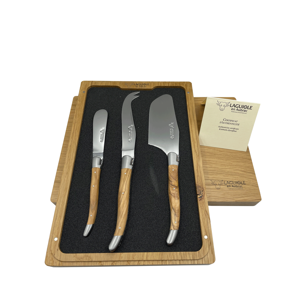 Hand Forged Cheese Knife Set –