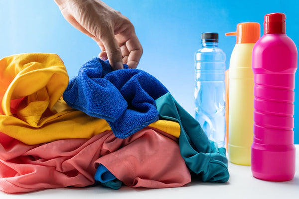 Plastic bottled toxic laundry detergents