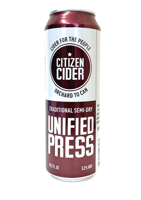 Citizen Cider - Unified Press  FL. Oz SINGLE CAN