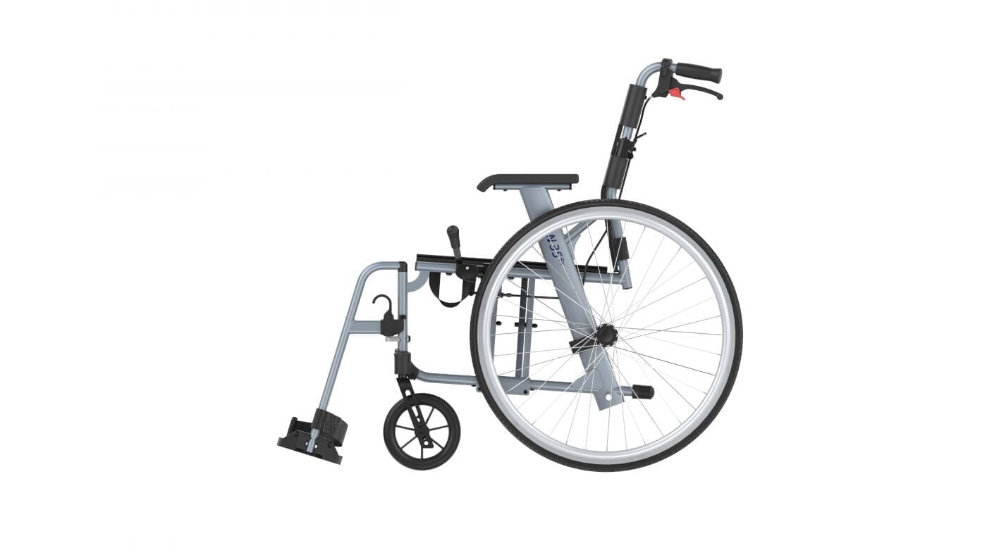 "ACTIVE ICON35" - ULTRA let rejse kørestol. Smart& foldbar. Kun 9 kg!, 45 cm