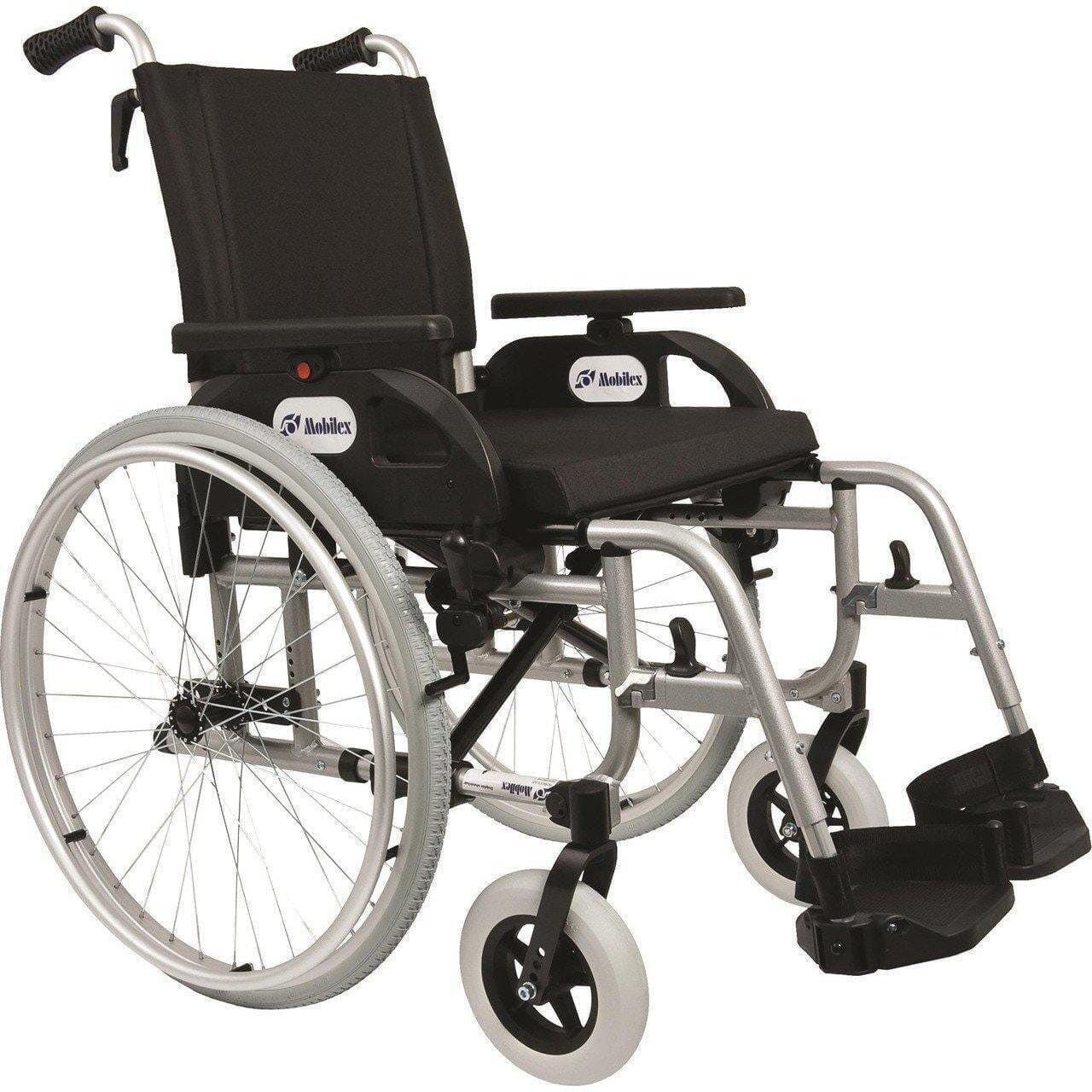 Se DOLPHIN -Letvægts kørestol. Luksus model. 4 slags sædebredder. 2 typer, 54 cm hos Seniorpleje