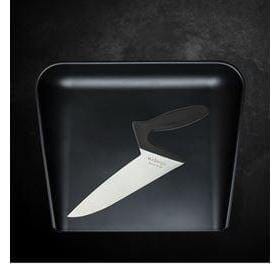 Pakketilbud 2 - Ergonomisk sæt (kokkekniv + skærebræt). Luksus og unikt design