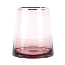 Penh Golden Rim Glass Vase | Decorfur