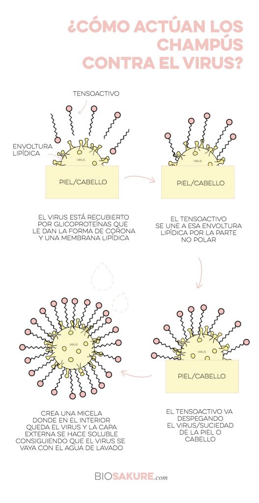 champús sin sulfatos contra el virus