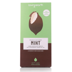 Loving Earth Organic Crunchy Mint Dark Chocolate 80g