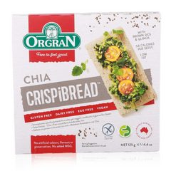 Orgran Multigrain Crispibread with Chia Seeds 125g