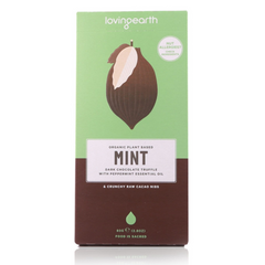 Loving Earth Organic Crunchy Mint Dark Chocolate 80g