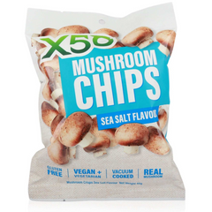 X50 Sea Salt Mushroom Chips 40g