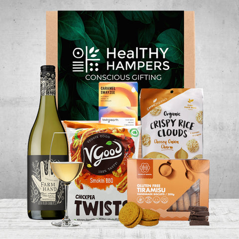 Healthy Hampers Vegan Night With Wine