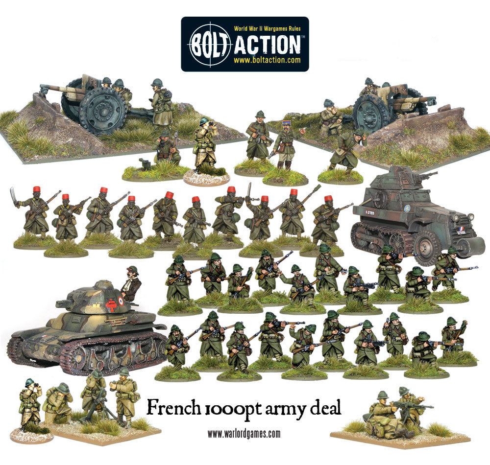 Warlord Games® Bolt Action Armée française 1:56