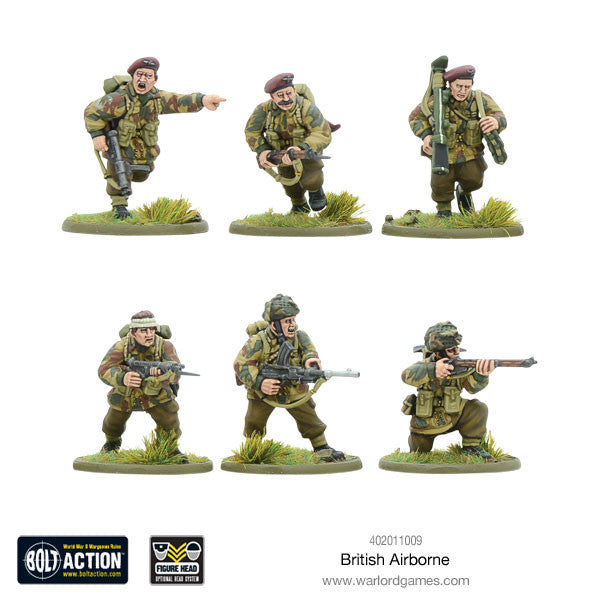 British Airborne WWII Allied Paratroopers - Warlord Games