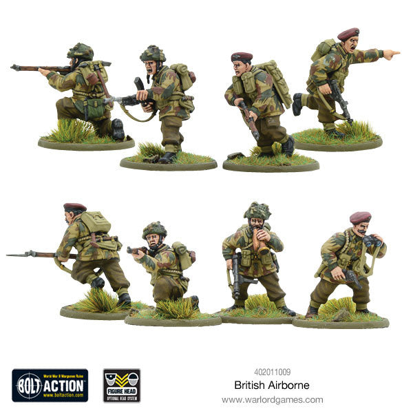 British Airborne WWII Allied Paratroopers - Warlord Games