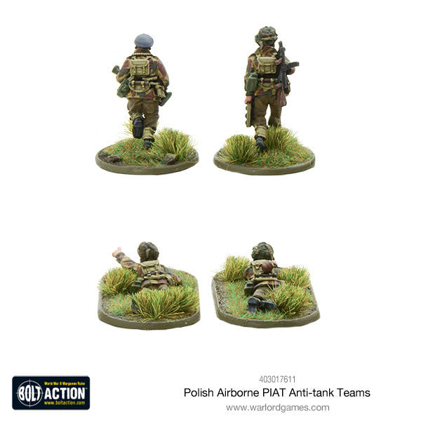 Polish Airborne PIAT anti-tank teams - Warlord Games