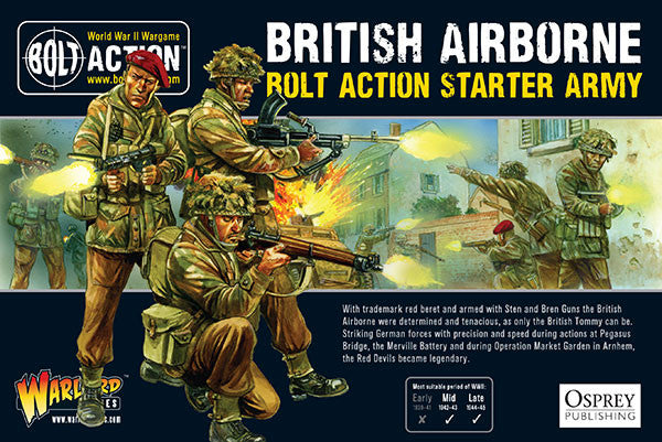 British Airborne: Bolt Action Starter Army -  Warlord Games