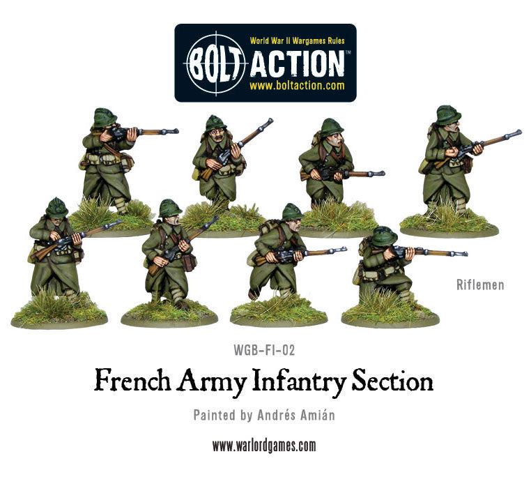 French Army Infantry section - Warlord Games