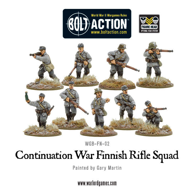 Bolt Action World War II Finnish Army 28mm Miniatures From Warlord ...