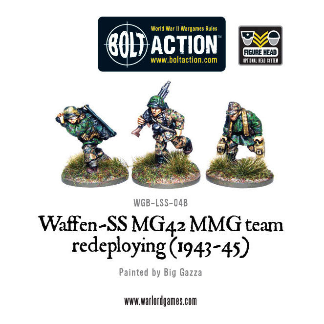 Webstore: Waffen-SS MG42 MMG team redeploying (1943-45) - Warlord Games
