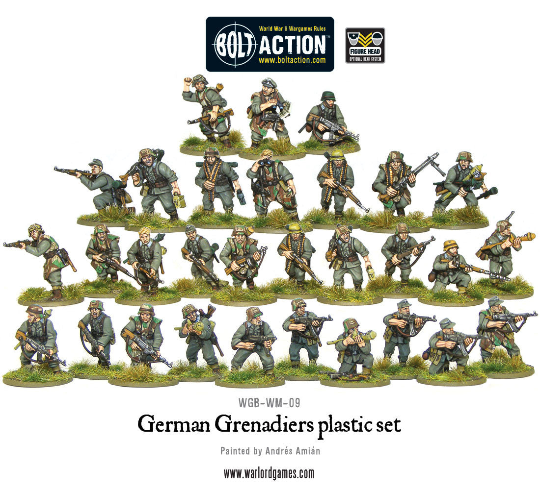 German Grenadiers plastic box set - Warlord Games