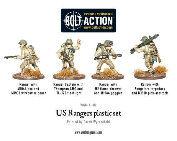 Rangers lead the way! US Rangers boxed set - Warlord Games