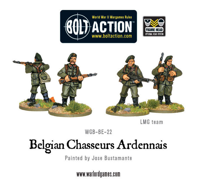 Belgian Chasseurs Ardennais Squad - Warlord Games