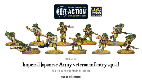 Imperial Japanese Army veteran infantry squad - Warlord Games