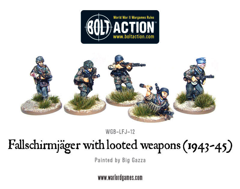 Webstore: Fallschirmjager with looted weapons (1943-45) - Warlord Games