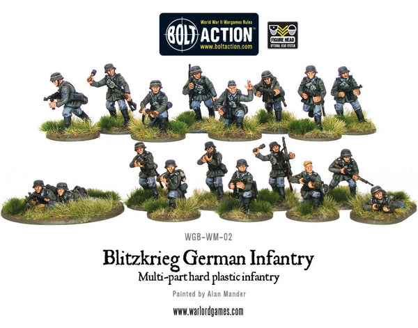 Blitzkrieg German Infantry plastic boxed set - Warlord Games