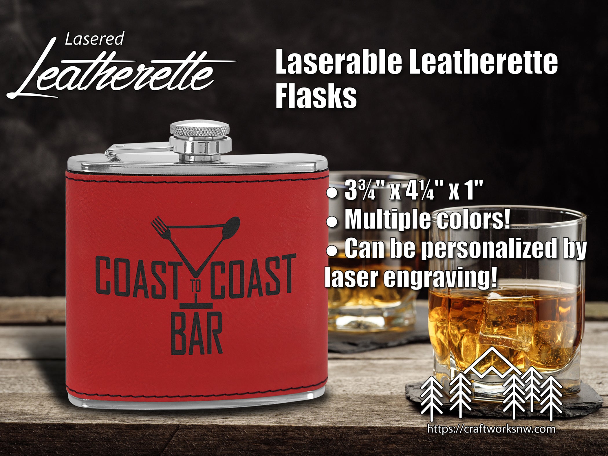 Blank 4-in-1 laserable leatherette can cooler – Kenzie's Corner Boutique