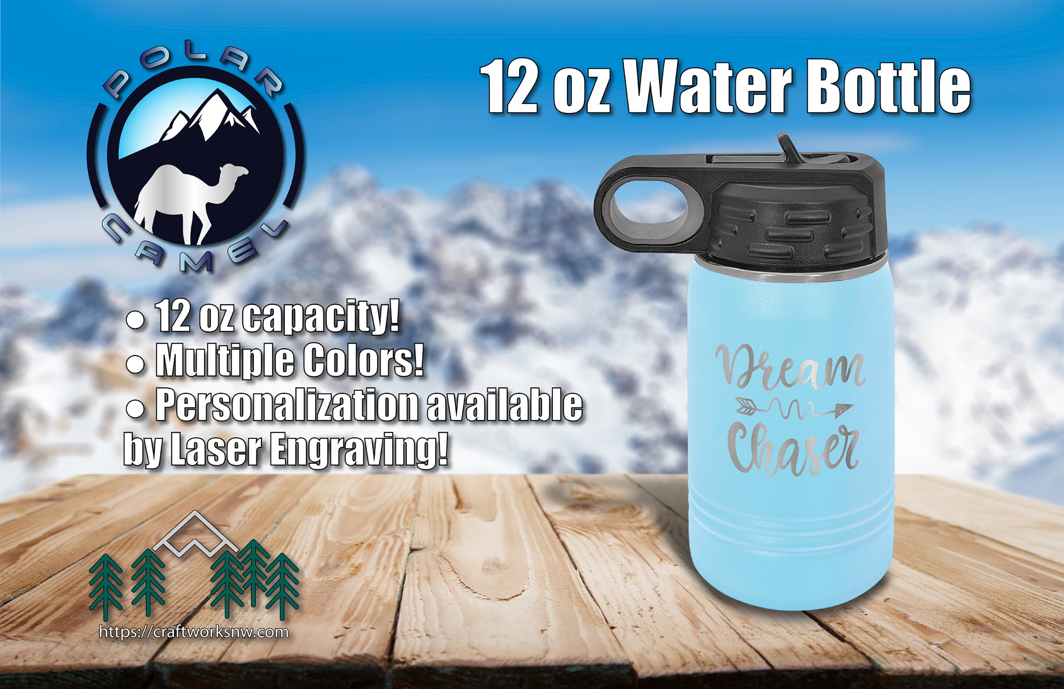 32 oz. Polar Camel Water Bottle Boot - RH Wood Designs LLC