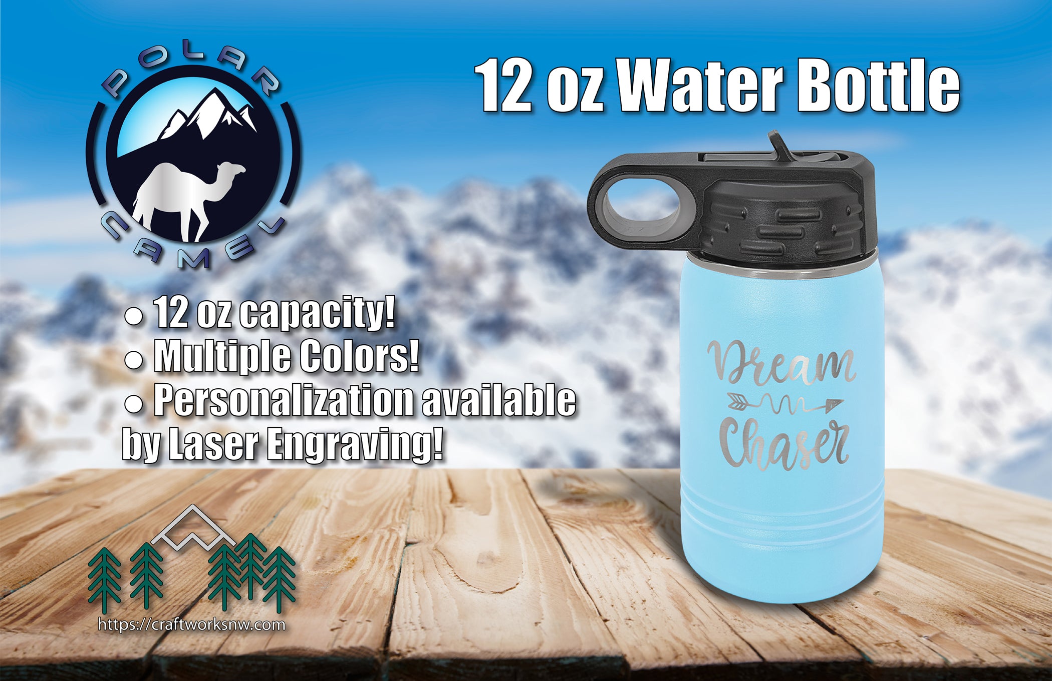 32 oz. Polar Camel Water Bottle Silicone Boot – Markedly Yours