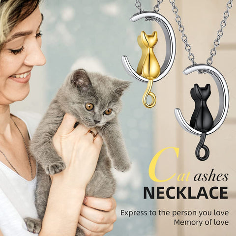 Cat Locket Urn Necklace - Super Kitty Cats