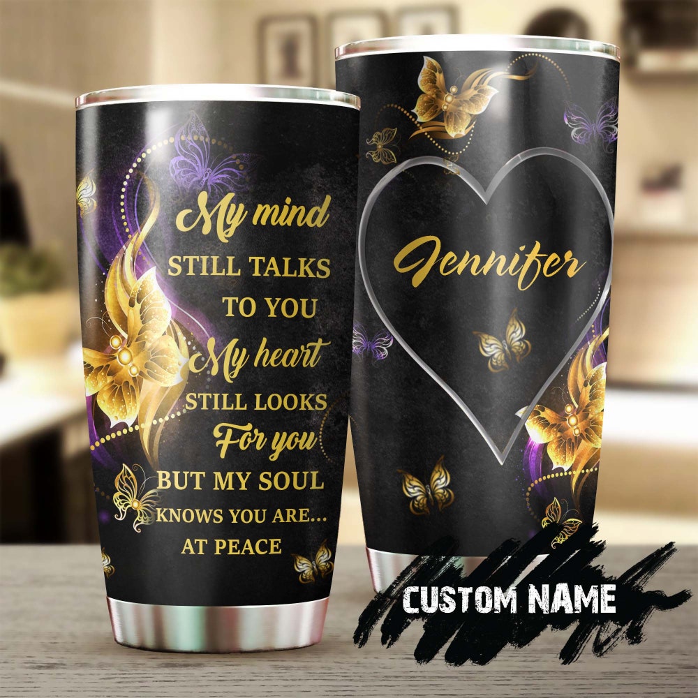 I Hide My Tears Memorial Tumbler - HAPPARY