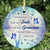 Grandson-I know that was you Circle Ornament (Porcelain)