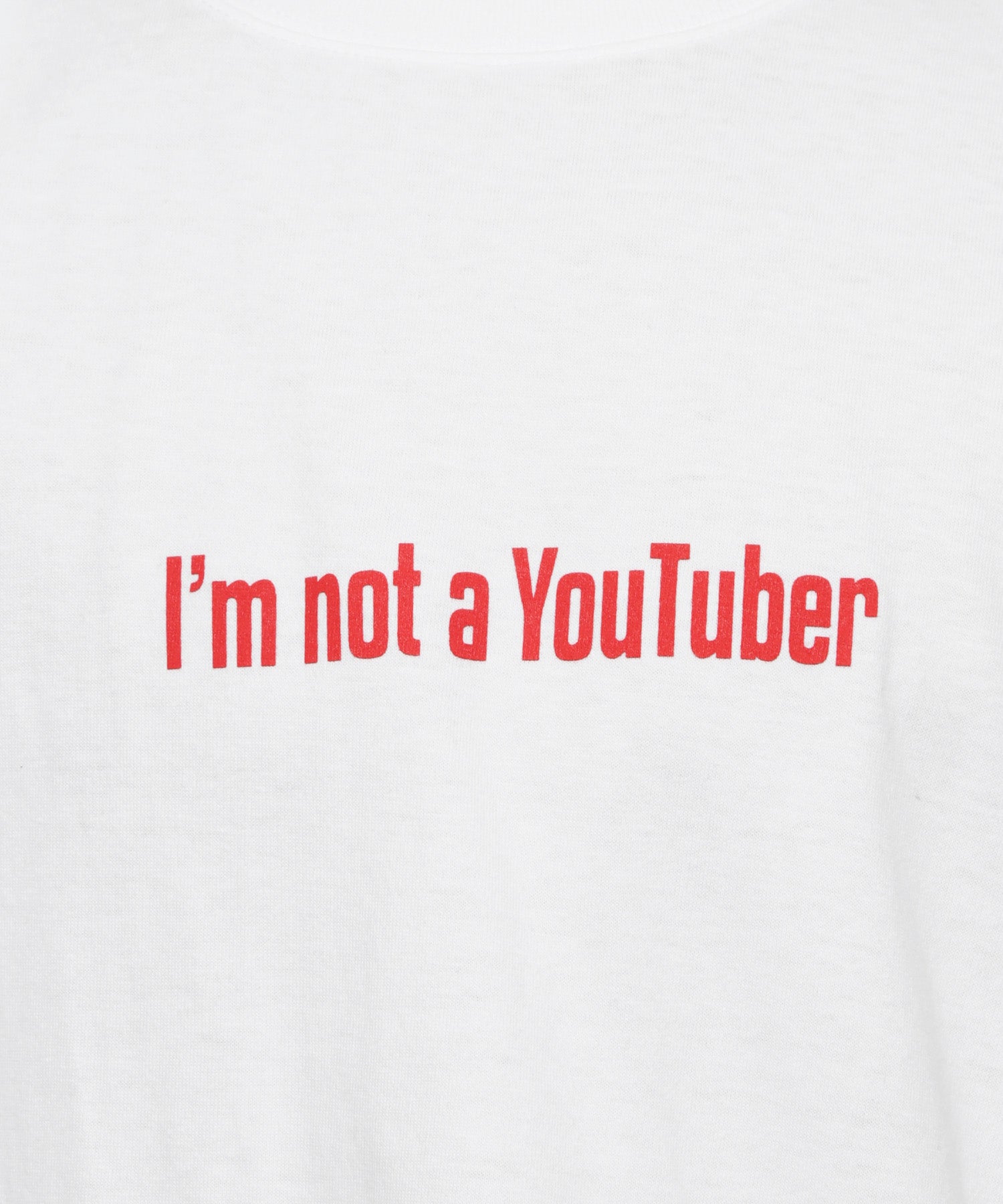 I'm not a YouTuber T-shirt[FRC729] – #FR2