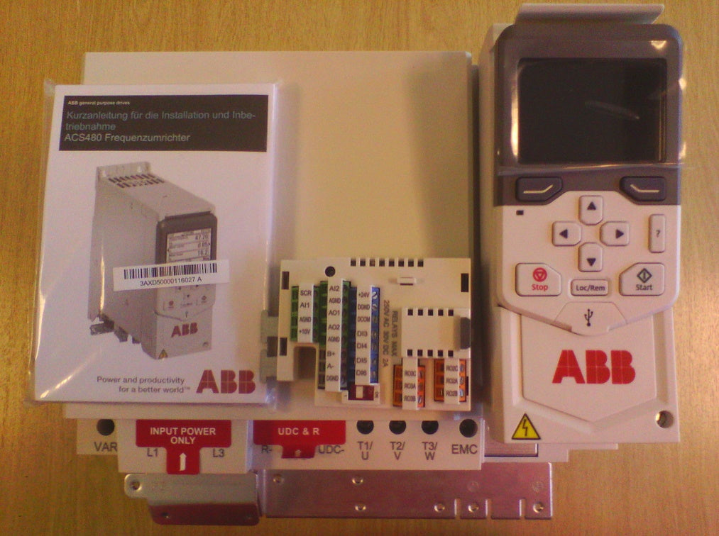ABB ACS480 series range of variable speed drives