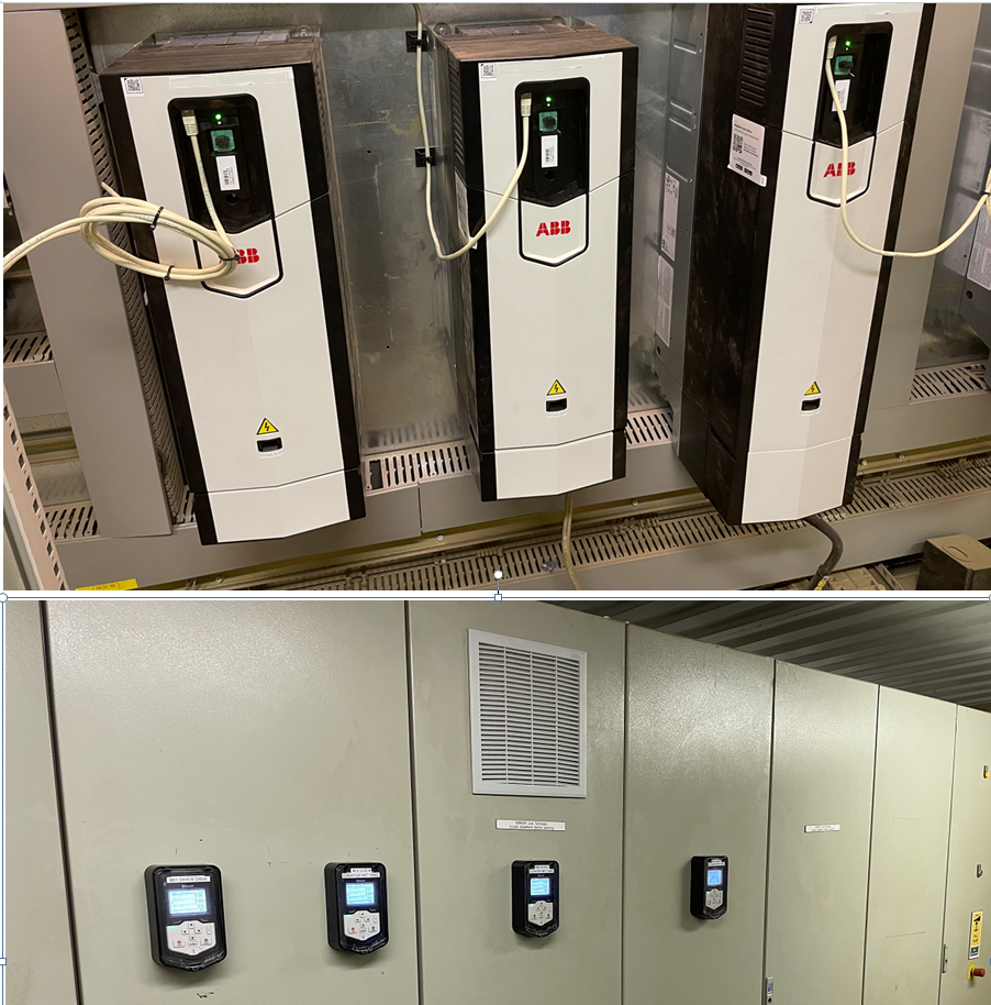 acs800 to acs880 switch out of inverters