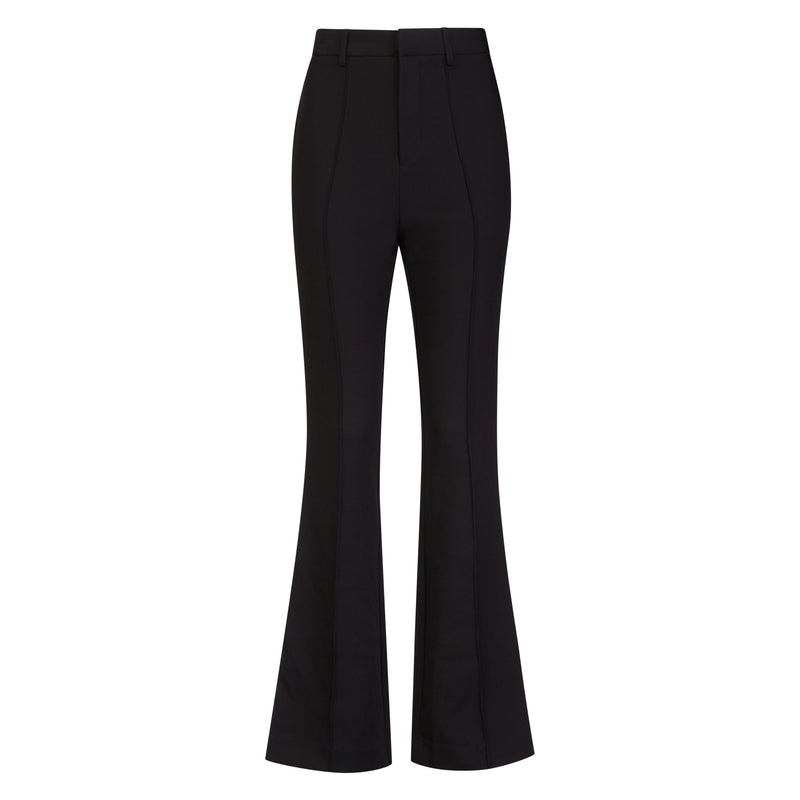 Wide Leg Suit Trousers - Black – BOA