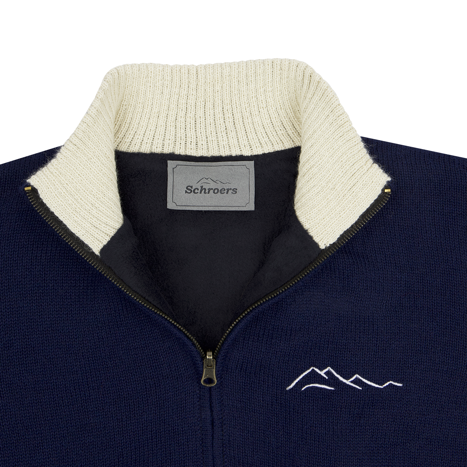 funktionsjacke blau weiss outdoor vliesjacke sweatjacke pullover