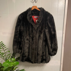 Vintage 70s/80s Jordache Faux Fur Coat // Medium-Large (ht2400) - Hey Tiger 