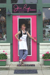 Founder Jan Pugh at the Genoa, Ohio storefront