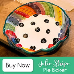 Julie Stripe Pie Baker - Buy Now