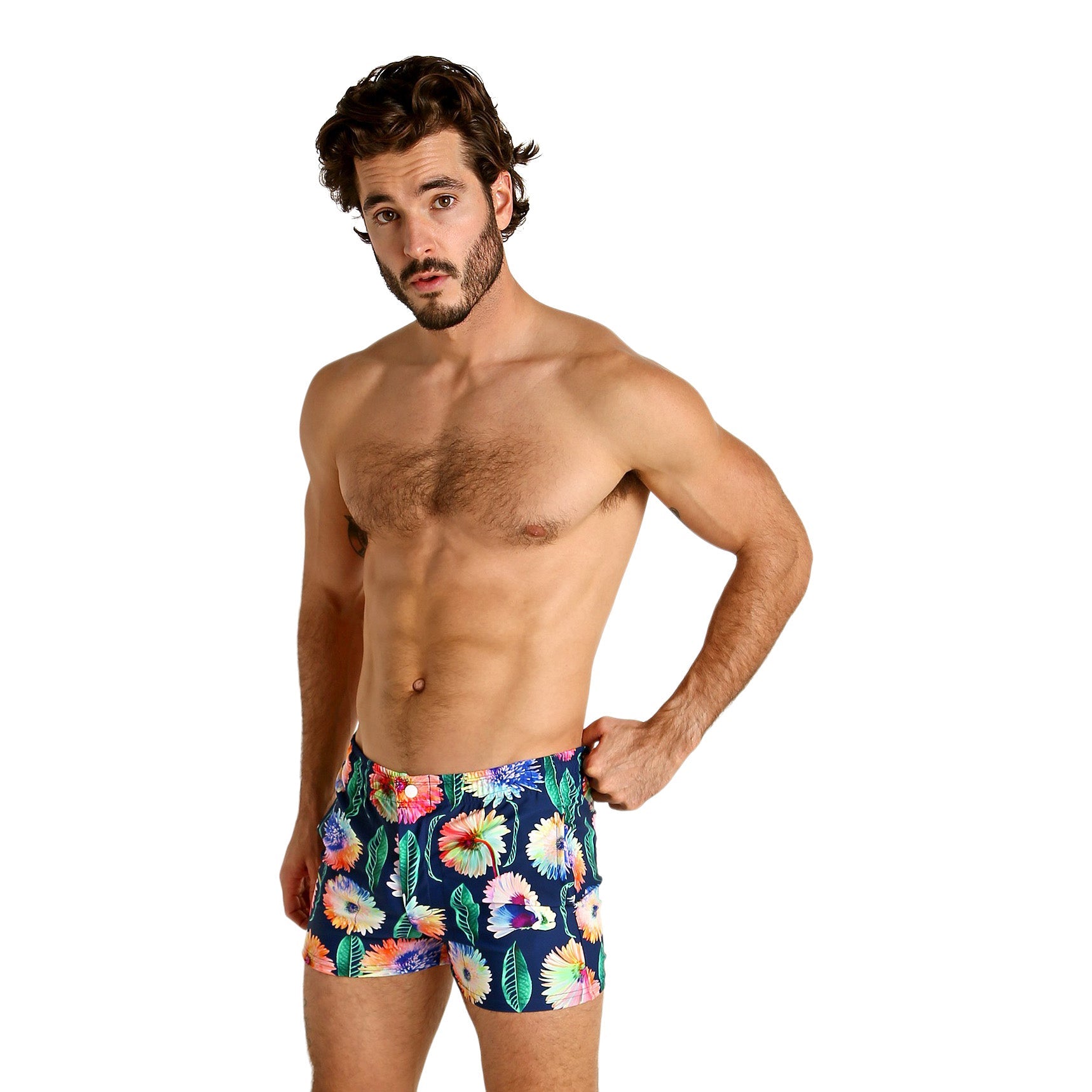 LASC Tie Dye Square Cut Swim Trunks – Destination PSP