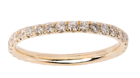 Gold Diamond Full Eternity Ring