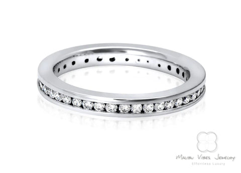 14k Stacking Diamond Eternity Ring