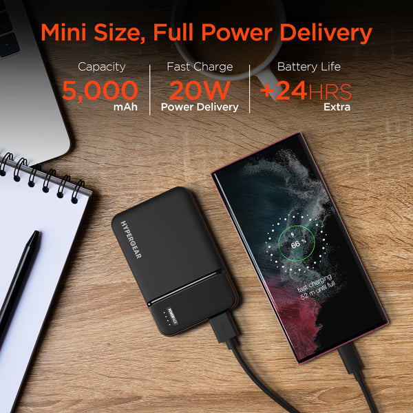 10,000mAh, PowerBolt Wireless Fast Charge Power Bank with MFi Lightning  Port