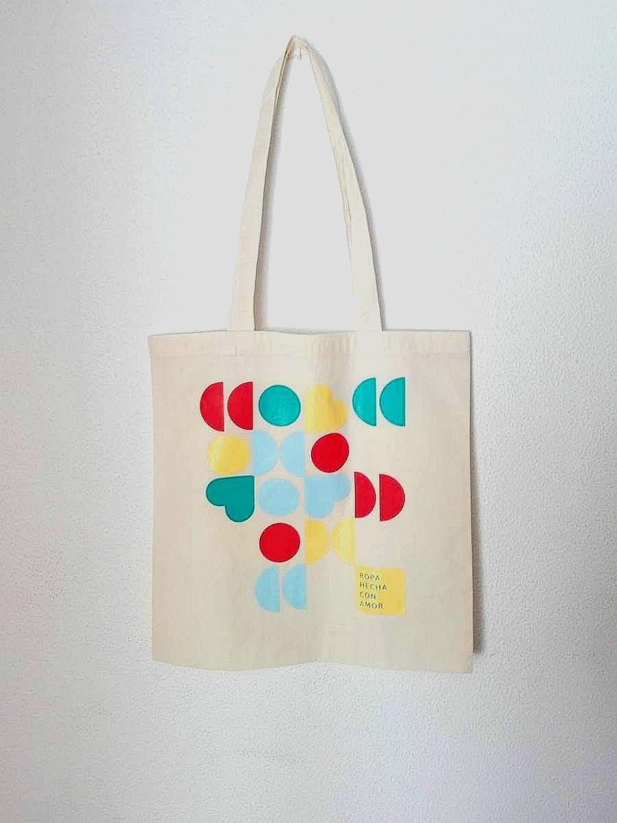 Tote Bag Hecha con Amor – Taller de Solidaridad